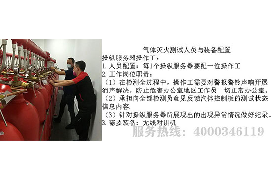 氣體滅火系統檢測